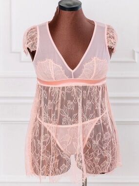 Mentionables Babydoll Lingerie Set